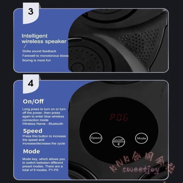 ミュージックボクシングマシン 壁掛けターゲット Bluetooth センサー KNK(株) LEDディスプレイ カウンター付き ボクシンググローブ付 自宅トレーニング_5