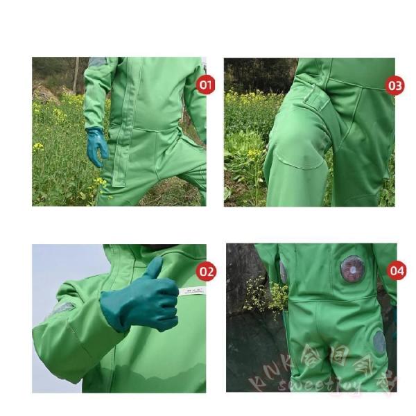 スズメバチ防護服 害虫駆除 つなぎ 作業服 全身保護 ファン付 通気性 汚れにくい バッテリー付き KNK(株) 安全対策 現場作業に_5