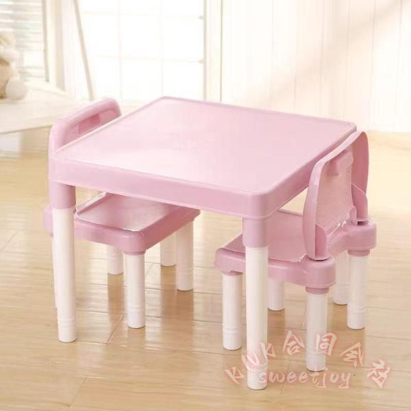 子供用テーブル&チェアセット 3歳から 机椅子セット 学習机 KNK(株） 勉強机 幼児用 子供部屋 インテリア 組立式 キッズデスク デスクセット