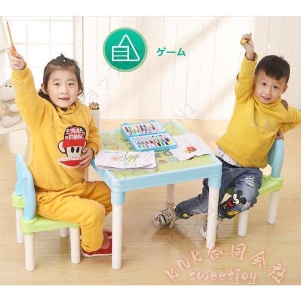 子供用テーブル&チェアセット 3歳から 机椅子セット 学習机 KNK(株） 勉強机 幼児用 子供部屋 インテリア 組立式 キッズデスク デスクセット_7