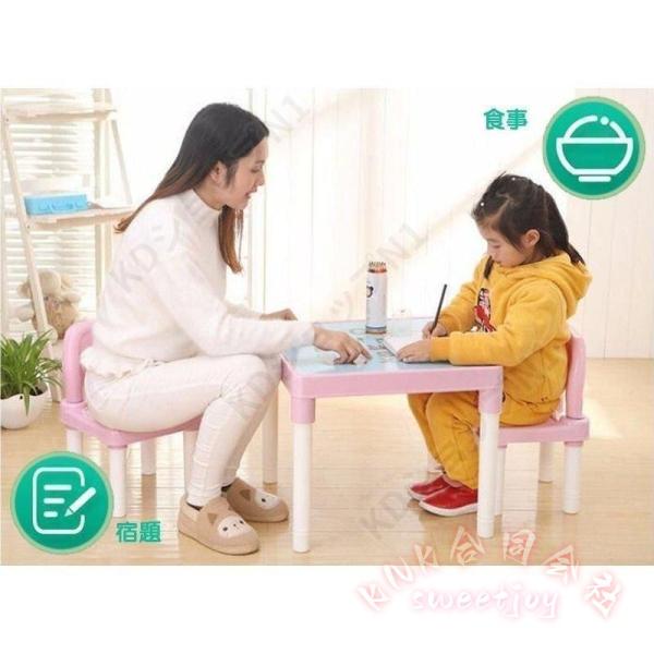 子供用テーブル&チェアセット 3歳から 机椅子セット 学習机 KNK(株） 勉強机 幼児用 子供部屋 インテリア 組立式 キッズデスク デスクセット_9