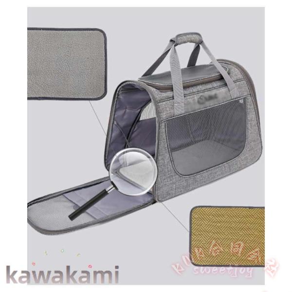 ペットキャリー キャスター付き 犬 猫 KNK(株) 小型犬 中型犬 持ち手 ペットキャリーバッグ カート 手提げ キャリーリュック 折り畳み キャリーケース_13