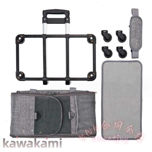 ペットキャリー キャスター付き 犬 猫 KNK(株) 小型犬 中型犬 持ち手 ペットキャリーバッグ カート 手提げ キャリーリュック 折り畳み キャリーケース_4