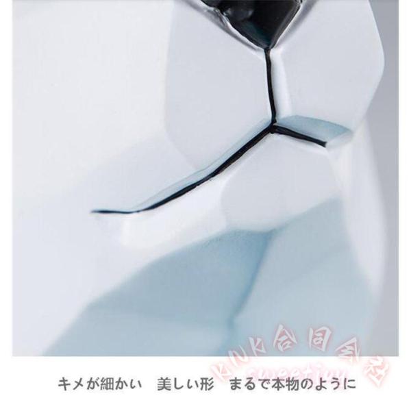 ホッキョクグマ 置物 彫刻 収納トレイ 樹脂 KNK(株) 室内装飾 インテリア 小物置き 鍵置き デスク 玄関 おしゃれ 贈り物 BSW-4_3