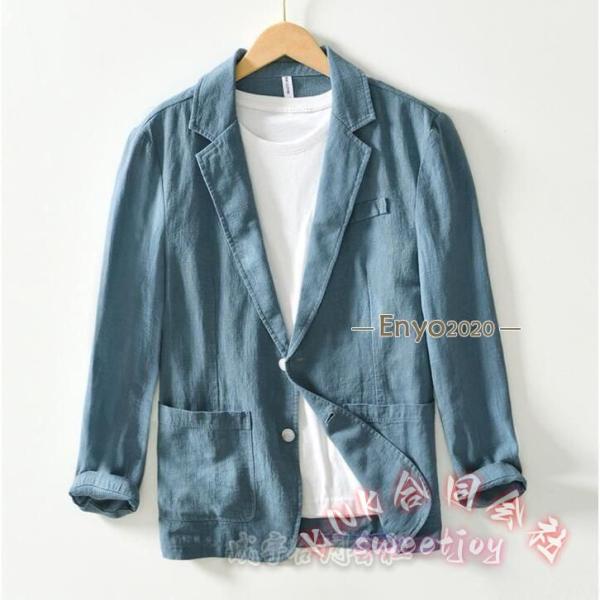 麻ジャケット メンズサマージャケット長袖テーラードリネンジャケット涼しいスーツジャケット KNK(株） 春夏秋コーデ メンズファッション人気_7