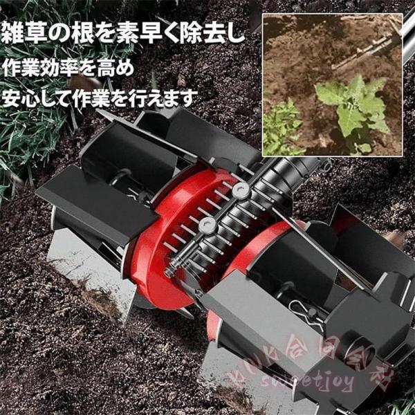 芝刈り機専用 多機能ホイール 耕運機 除草 KNK(株） 土起こし 溝掘り 農業 ガーデニング 畑 家庭菜園 軽量 効率 草取り 時短作業 部品 耐久性_7