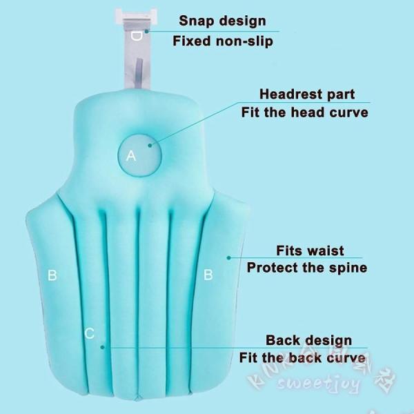 浴室用枕 浴槽枕 吸盤枕 バスピロー KNK(株) 浴槽用フルボディ クッション バックル付き 滑りにくい 分解簡単 クイックドライ_5