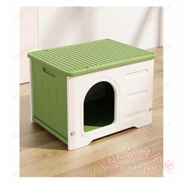 野良猫 キャットハウス 組み立て 防水 頑丈 KNK(株) 屋外 屋内 猫小屋 避難所 雨よけ 防風 保温 ペットハウス 外猫ハウス_8