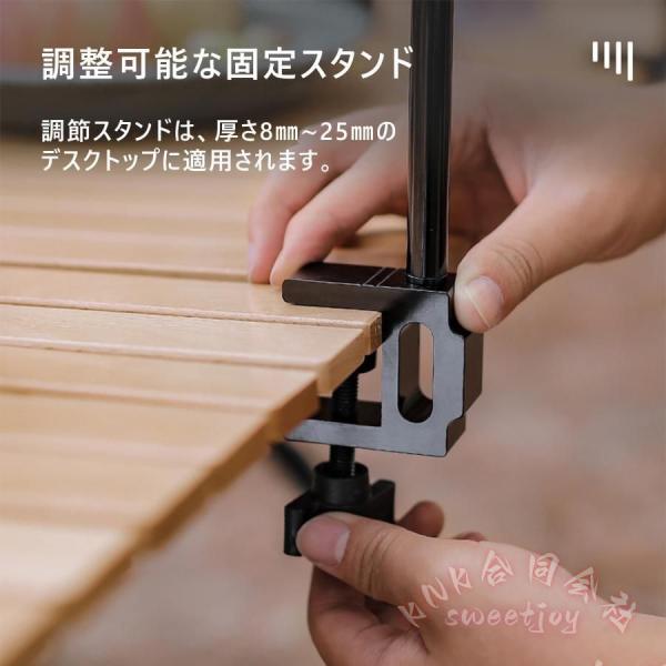 キッチンラックアウトドア高強度メタルブラックKNK多機能-収納ラックランタンスタンドハンギングラックキャンプ調理台風キッチン整理BBQ用品吊り下げ-省スペース_2
