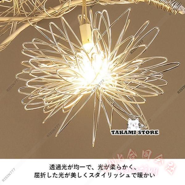 LEDペンダントライト 三日月×星 月ライト 籐編み アルミ 北欧 KNK（株） 子供部屋 玄関 ダイニング リビング 食卓用 天井照明 吊り下げライト おしゃれ_10
