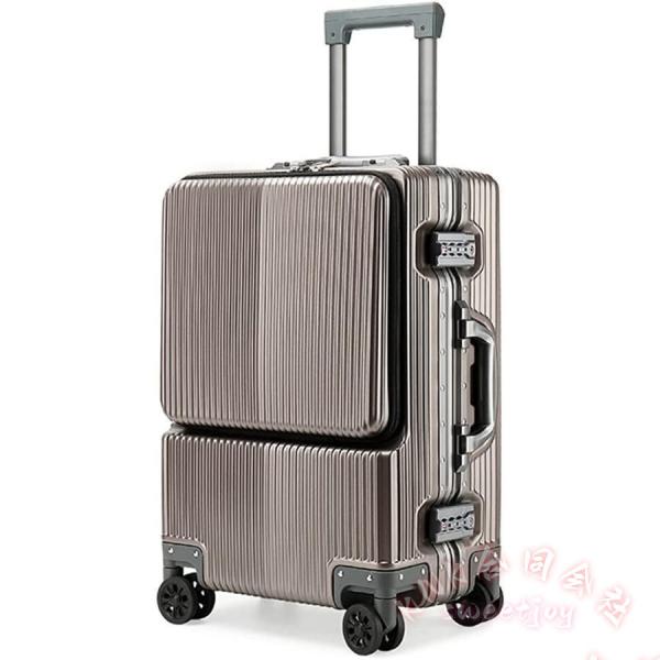 スーツケース 前開き フロントオープン 機内持込 KNK(株) フロントポケット TSAロック 静音 大容量 多収納ポケット 旅行 出張_2