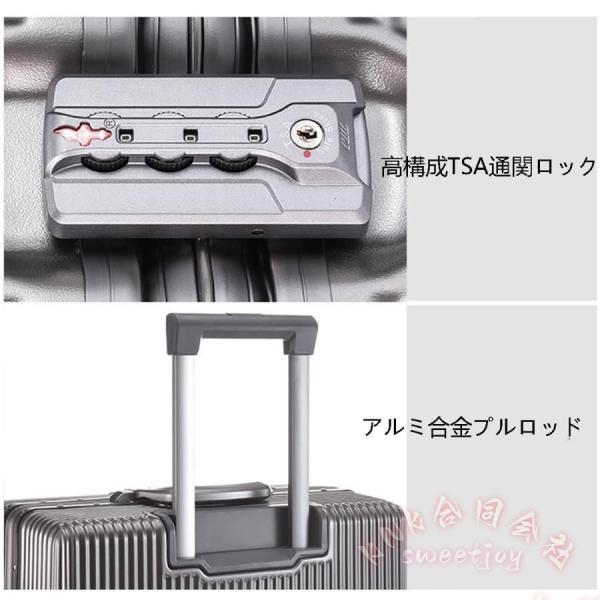 スーツケース 前開き フロントオープン 機内持込 KNK(株) フロントポケット TSAロック 静音 大容量 多収納ポケット 旅行 出張_8