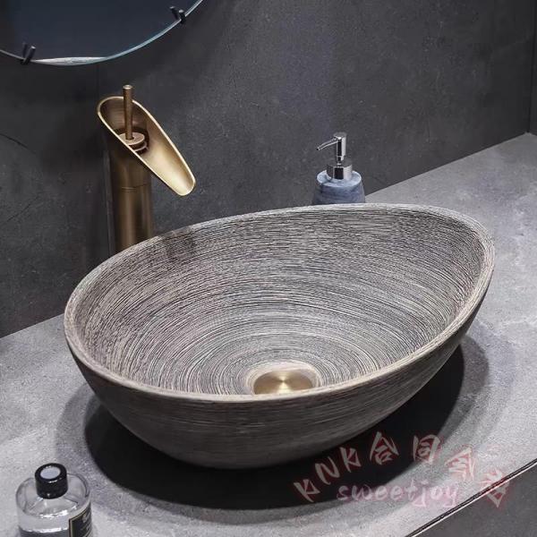 置き型洗面ボウル 大きめ陶器製 洗面器 KNK(株） 高温焼成 おしゃれ高級 排水金具付き 洗面所・トイレに 手洗い器セット 洗面台リフォームに 17,580円