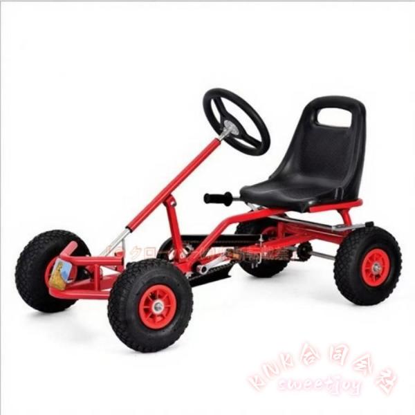 4輪ペダル式ゴーカート 子供用 3〜12歳 KNK（株） 足こぎペダルカー 四輪バギー 乗用玩具 誕生日/クリスマスプレゼント 屋外遊具 キッズ