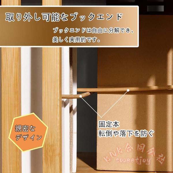 回転本棚 6段 大容量 スリムラック 幅37×奥行37×高さ178cm KNK(株） コーナー配置 収納棚 組立簡単 コンパクト 本棚 回転ラック 省スペース_5