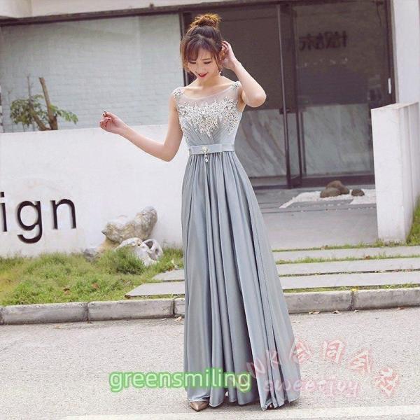 ロングドレス カラードレス イブニングドレス サッシュリボン KNK（株） 演奏会 結婚式 二次会 コンサート 披露宴に フォーマルドレス 安い きれい見え_1