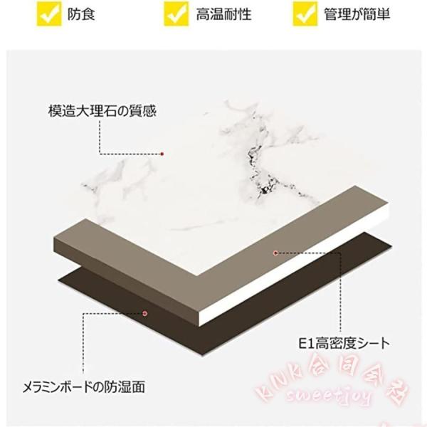 丸型ダイニングセット10人掛け食卓セットカフェテーブルKNKダイニングテーブルセットリビングキッチンアパート向けクリエイティブデザイン来客用おしゃれ_4