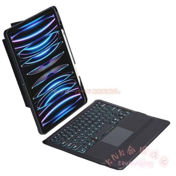 iPad Air M3 １３インチ ケース分離式キーボード KNK iPad Pro M4 １３インチ対応 ペン収納 iPad Air M2/Pro１２．９第６世代対応 使い分け自由 タッチパッド付