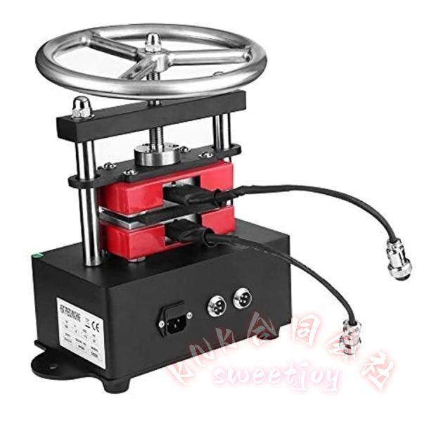 熱プレス機 110V 電気ロジンプレス ミニポータブル KNK(株) 手動操作 ダブルプレート ホットプレス 熱転写 使いやすい コンパクト 作業用 DIY向け_4