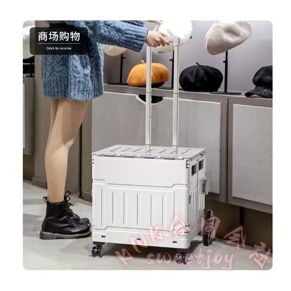 ショッピングカート 8輪360°回転 階段らくらく ブレーキ付 KNK(株） 折りたたみ 軽量 耐荷重100kg 調整ドローバー 買い物カート