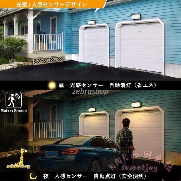 LEDポーチライト 玄関照明 人感センサー 防水 IP65 外灯 屋外 ウォールライト ブラケット アウトドアライト KNK(株） 玄関センサーライト_7