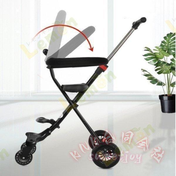 ベビーカー 折りたたみ 1〜6歳 乗用玩具 回転式 足押し棒 KNK(株) 収納かご付き 軽量 携帯便利 おしゃれ プレゼント キックス 乗り物 おでかけ ベビー用品_12