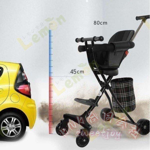ベビーカー 折りたたみ 1〜6歳 乗用玩具 回転式 足押し棒 KNK(株) 収納かご付き 軽量 携帯便利 おしゃれ プレゼント キックス 乗り物 おでかけ ベビー用品_3