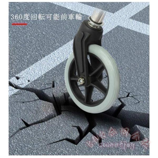 シルバーカー手押し車高齢者用おしゃれ座れる四輪軽量シニアカート座面付き大容量バッグ KNK(株） 散歩買い物歩行補助ブレーキ付き_11