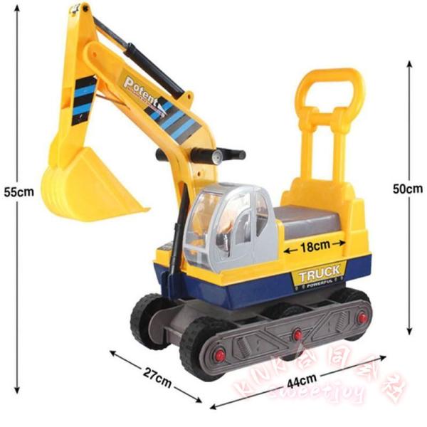 乗用玩具 ショベルカー 足けり 乗れる 車 おもちゃ KNK(株） 男の子 プレゼント クリスマス 足けり乗用玩具 子供 知育玩具 乗り物 ごっこ遊び
