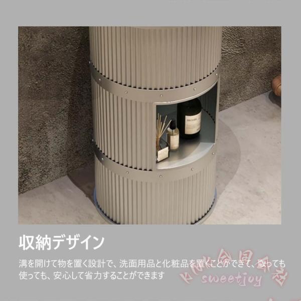 洗面台 インダストリアル 洗面化粧台 自立式 水栓付き KNK(株) 収納キャビネット 排水付き 全面収納 洗面台下収納 掃除簡単 ガーデンシンク 洗面所_7