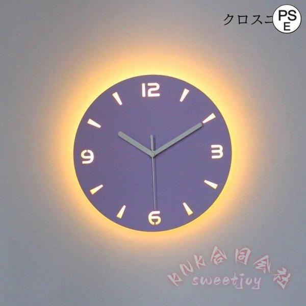 壁掛け時計 おしゃれ 北欧 夜光 静音 見やすい KNK(株) 掛け時計 壁飾り デジタル/アナログ ひとり暮らし シンプル 引越し祝い 誕生日 プレゼント_1