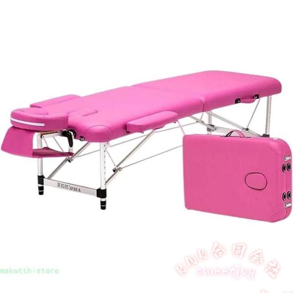 折りたたみマッサージベッド 軽量 アルミ有孔 185×70cm KNK(株) 高さ48-72cm調整 整体ベッド ポータブル 施術台 マッサージ台 持ち運び 収納_10