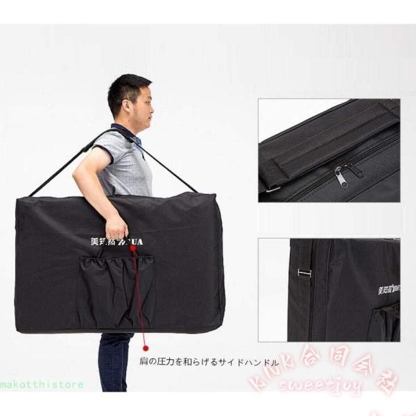 折りたたみマッサージベッド 軽量 アルミ有孔 185×70cm KNK(株) 高さ48-72cm調整 整体ベッド ポータブル 施術台 マッサージ台 持ち運び 収納_5