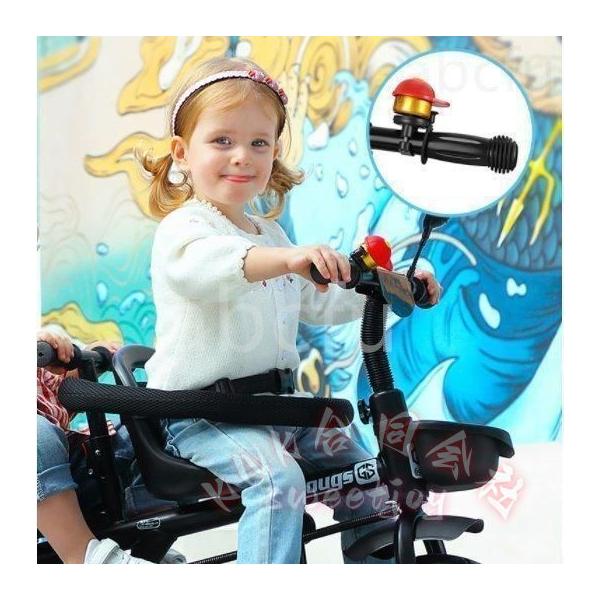 二人乗り三輪車ベビーカー 双子向けシートベルト付き KNK(株） 補助棒 