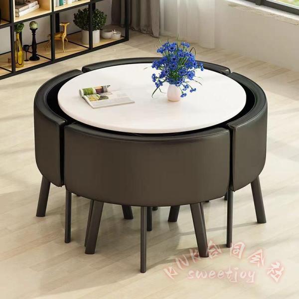 ダイニングテーブルセット 4人用 テーブル椅子セット KNK(株) 会議テーブル ダイニングセット 食卓セット 省スペース 家庭用 シンプル