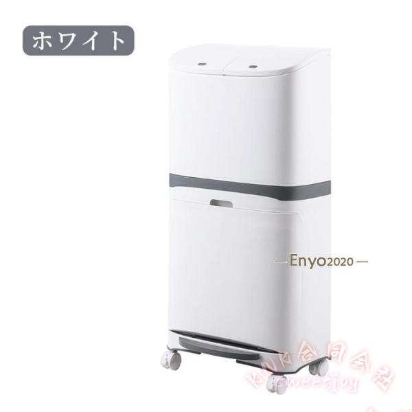 ゴミ箱45L袋対応おしゃれフロントオープン分別積み重ねキッチンスリムシンプル大容量 KNK(株） 多機能ダストボックスキッチン整理便利生活サポート_13