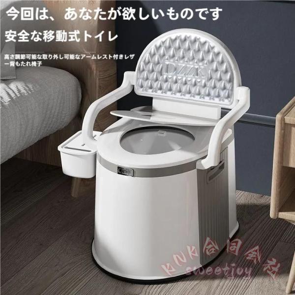 ポータブルトイレ 防災グッズ 非常用簡易便座 KNK(株) トイレットペーパー 洗えるバスケット付き ホルダー付き 屋外屋内 可動トイレシート