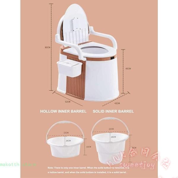 ポータブルトイレ 防災グッズ 非常用簡易便座 KNK(株) トイレットペーパー 洗えるバスケット付き ホルダー付き 屋外屋内 可動トイレシート_2