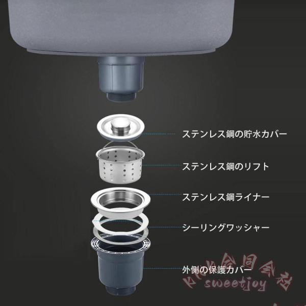 ガーデンシンク 流し台 簡易式 厚いステンレス KNK(株) 屋外 業務用 自立型 単槽 キッチンシンク ゴミ受け付 庭 水回り DIY 作業台 便利_6