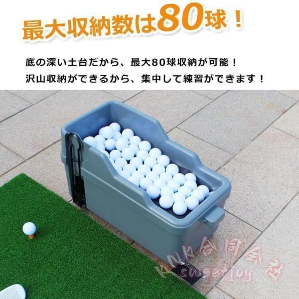 ゴルフ 球出し機 ゴルフボール ディスペンサー KNK 無動力 ペダル式 半自動 ティーアップ 打ちっぱなし ゴルフ練習 自宅 庭 連続練習に便利 スムーズ補給で時短_5