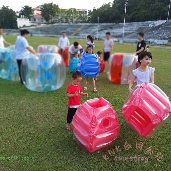 バブルボール 人間用 PVC インフレータブル KNK(株) 子供用 アウトドア ウェアラブル バンパーボール 3-12歳 屋外 チームゲーム 体当たり遊び 安全に楽しめる_6
