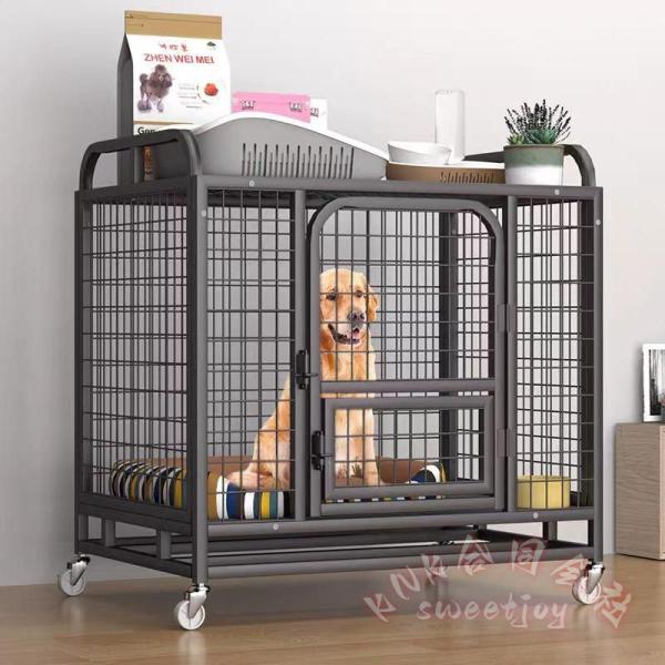 ペットケージ 犬小屋 キャスター付き 引き出しトイレ付き KNK(株） 大空間 頑丈スチール製 ペットサークル 室内飼育 掃除しやすい 留守番 多頭飼い対応 29,006円