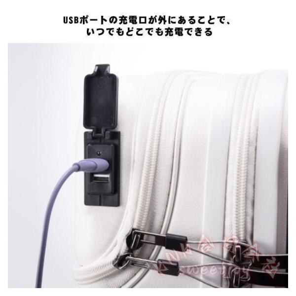 スーツケース Sサイズ 機内持ち込み KNK(株) フロントオープン トップオープン 軽量 TSAロック 8輪 キャリーケース 1-3泊 旅行_13