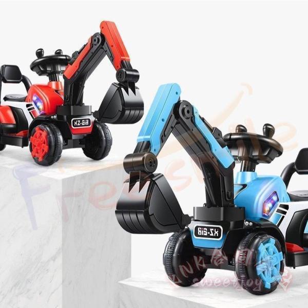 電動乗用ショベルカー 乗用ラジコン KNK(株) 充電式 バケット操作 アーム可動 重機 工事車両 子供用 乗用玩具 クリスマス 誕生日_9