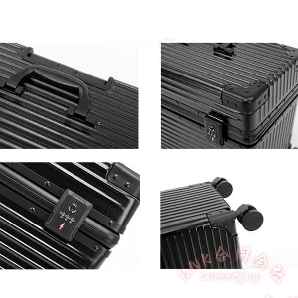 スーツケース アルミフレーム PC材質 機内持込 小型 KNK(株） アッパーオープニング 超軽量 静音ダブルキャスター 360°回転 防水 旅行/出張に 取り出し便利_3