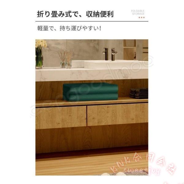 自動膨張 折り畳み浴槽 ビニールバスタブ KNK(株) 三重構造 フタ付き 収納簡単 大人 全身浴 簡易浴槽 バスバケツ 家庭用_7