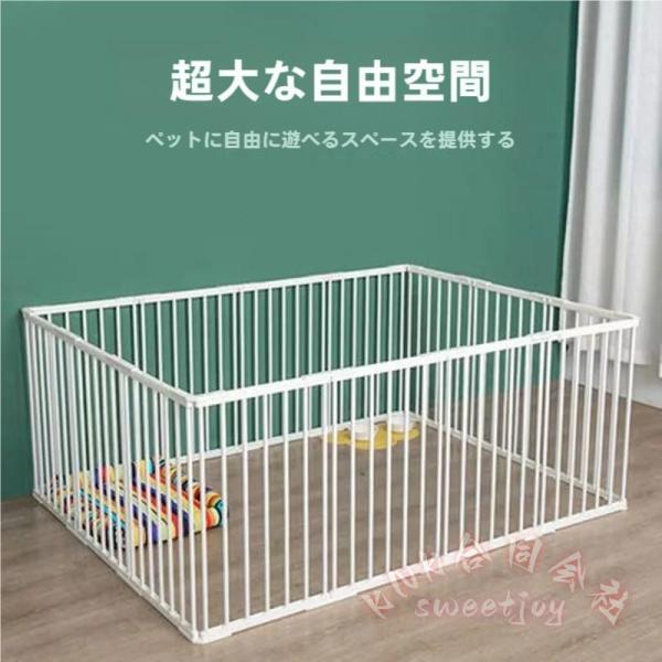 ペットサークル 犬用 14枚 大型犬 70cm KNK(株) ペットフェンス ドア付き 室内 置くだけ 扉 ペットゲート ケージ 組み立て簡単 安心スペース 多頭飼い対応