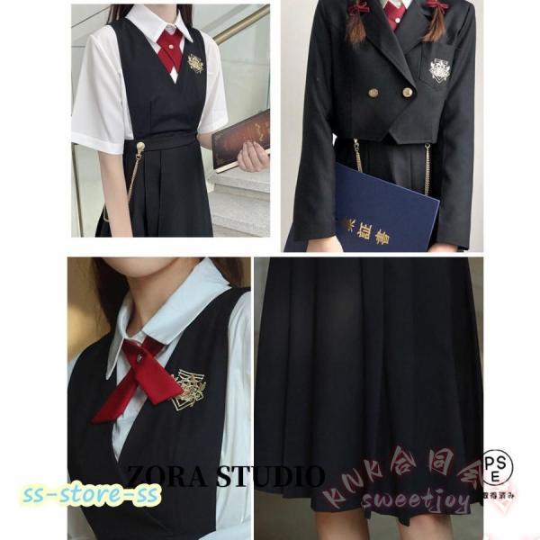 卒業式 スーツ 女の子 小学生 6点セット 入学式 KNK(株) 子供服 卒服 フォーマルスーツ お受験 発表会 ブラック 黒 ネイビー きれいめ かわいい_10