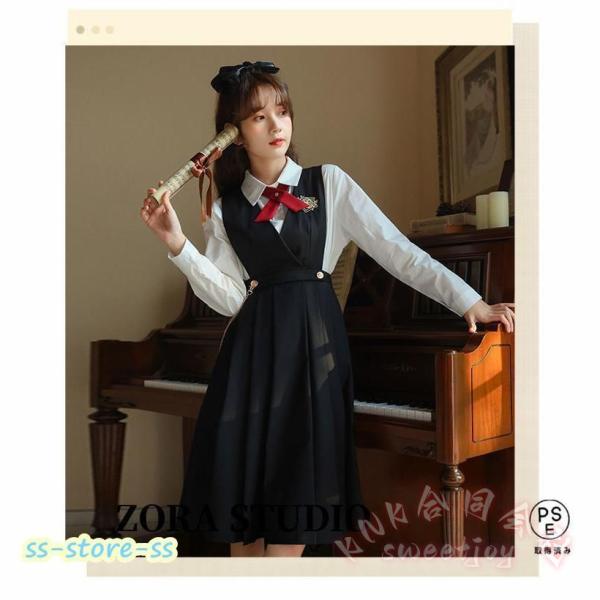 卒業式 スーツ 女の子 小学生 6点セット 入学式 KNK(株) 子供服 卒服 フォーマルスーツ お受験 発表会 ブラック 黒 ネイビー きれいめ かわいい_5