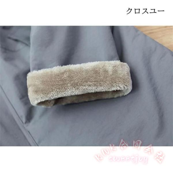 モッズコート レディース 裏ボア フード KNK(株) ファー付き 中綿 キルティング ロング ミリタリーコート 防寒 秋冬 大きいサイズ_15